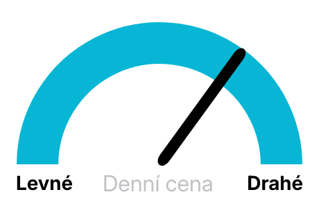 Cena elektřiny dnes